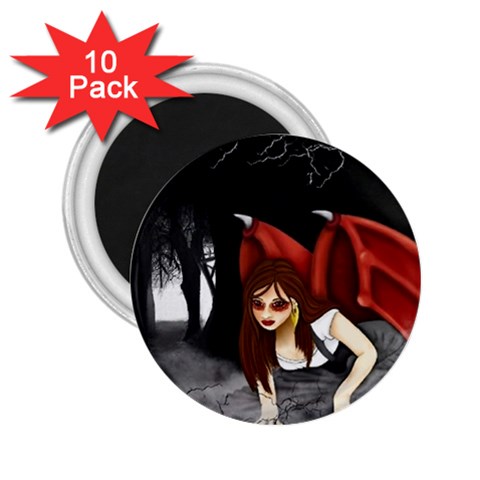 Crimson Wings 2.25  Magnet (10 pack) from ArtsNow.com Front