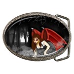 Crimson Wings Belt Buckle