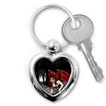 Crimson Wings Key Chain (Heart)