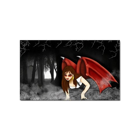 Crimson Wings Sticker (Rectangular) from ArtsNow.com Front