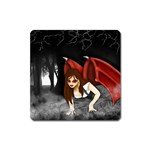 Crimson Wings Magnet (Square)