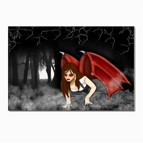 Crimson Wings Postcard 4 x 6  (Pkg of 10) from ArtsNow.com Front