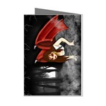 Crimson Wings Mini Greeting Cards (Pkg of 8)