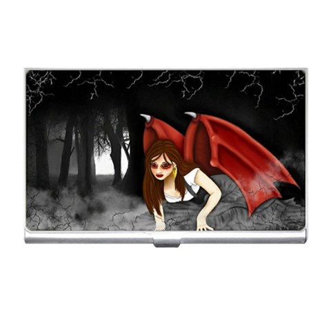 Crimson Wings Business Card Holder from ArtsNow.com Front