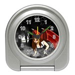 Crimson Wings Travel Alarm Clock