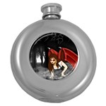 Crimson Wings Hip Flask (5 oz)