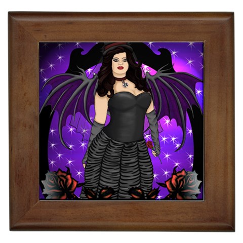 Sarah Framed Tile from ArtsNow.com Front
