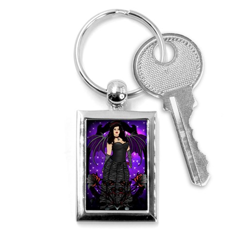 Sarah Key Chain (Rectangle) from ArtsNow.com Front