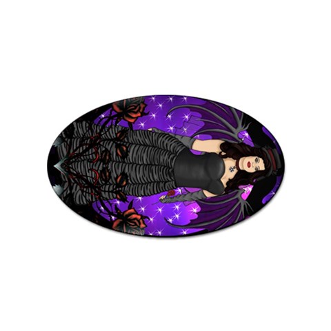 Sarah Sticker (Oval) from ArtsNow.com Front