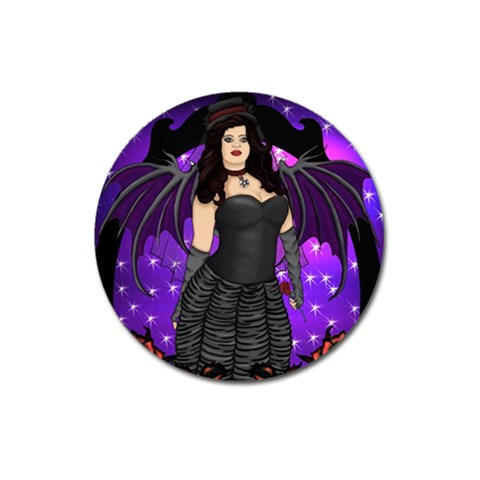 Sarah Magnet 3  (Round) from ArtsNow.com Front