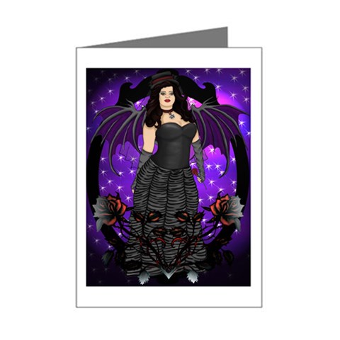 Sarah Mini Greeting Card from ArtsNow.com Left