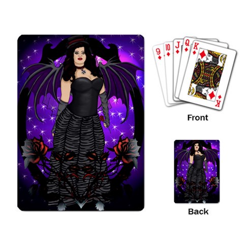 Sarah Playing Cards Single Design from ArtsNow.com Back