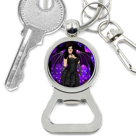 Sarah Bottle Opener Key Chain from ArtsNow.com Front