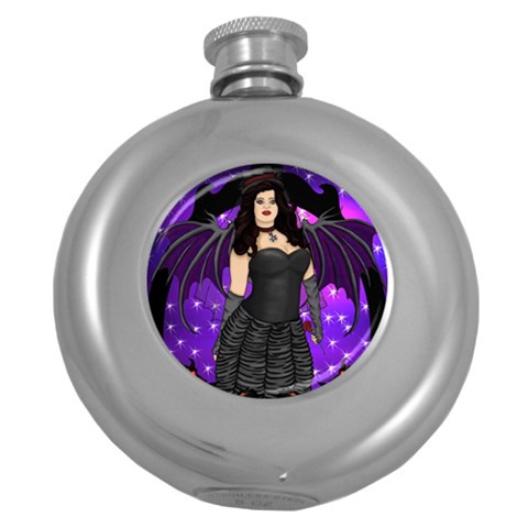Sarah Hip Flask (5 oz) from ArtsNow.com Front