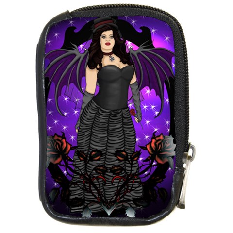 Sarah Compact Camera Leather Case from ArtsNow.com Front