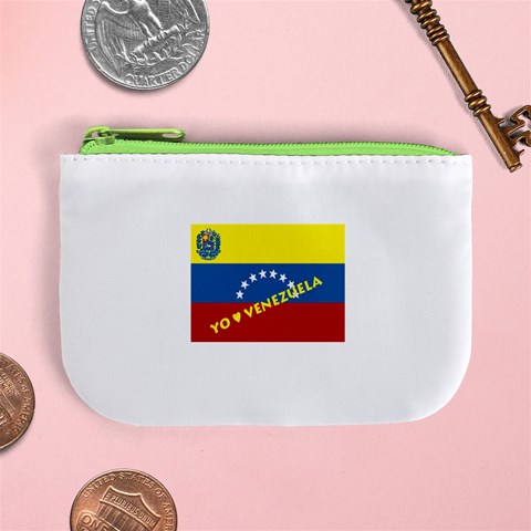 venezuela_flag_1.0 Mini Coin Purse from ArtsNow.com Front