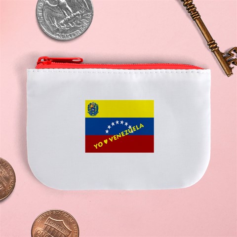 venezuela_flag_1.0 Mini Coin Purse from ArtsNow.com Front