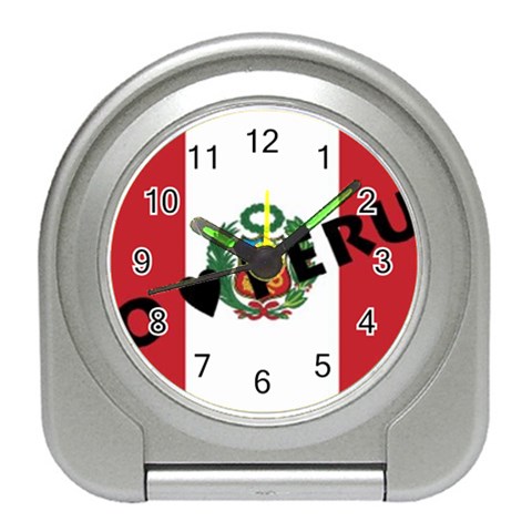 Perú Travel Alarm Clock from ArtsNow.com Front
