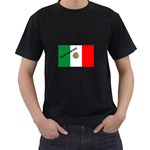 mexicoBIG_flag_1 Black T-Shirt