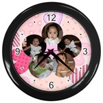 qasehrania2 Wall Clock (Black)