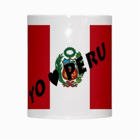 Perú White Mug from ArtsNow.com Center