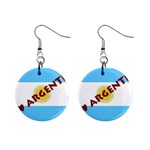 Argentina 1  Button Earrings