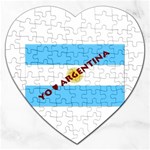 Argentina Jigsaw Puzzle (Heart)