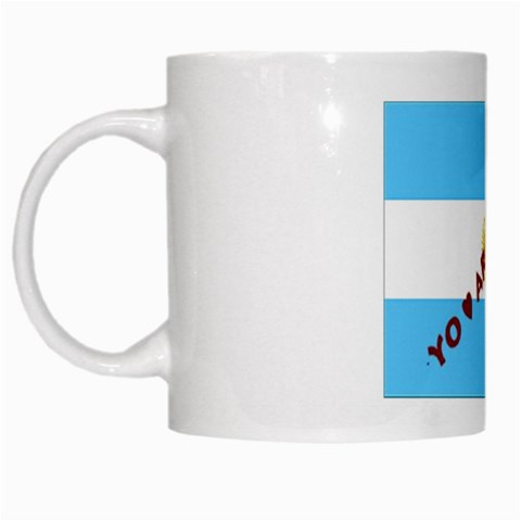 Argentina White Mug from ArtsNow.com Left