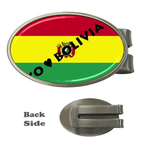 Bolivia Money Clip (Oval) from ArtsNow.com Front