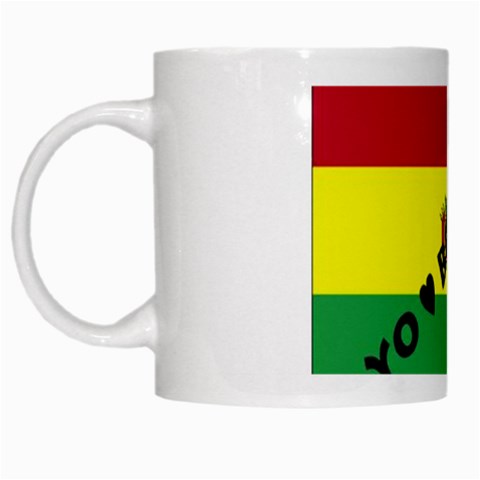 Bolivia White Mug from ArtsNow.com Left