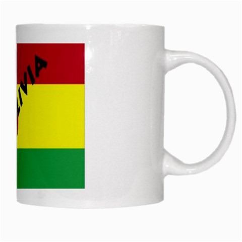 Bolivia White Mug from ArtsNow.com Right