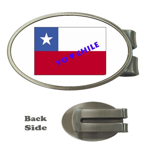 Chile Money Clip (Oval) from ArtsNow.com Front