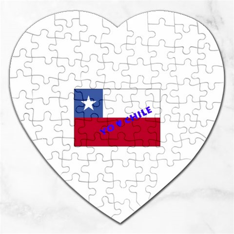 Chile Jigsaw Puzzle (Heart) from ArtsNow.com Front