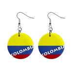 Colombia 1  Button Earrings