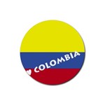 Colombia Rubber Round Coaster (4 pack)