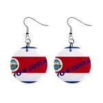 Costa Rica 1  Button Earrings