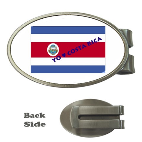 Costa Rica Money Clip (Oval) from ArtsNow.com Front