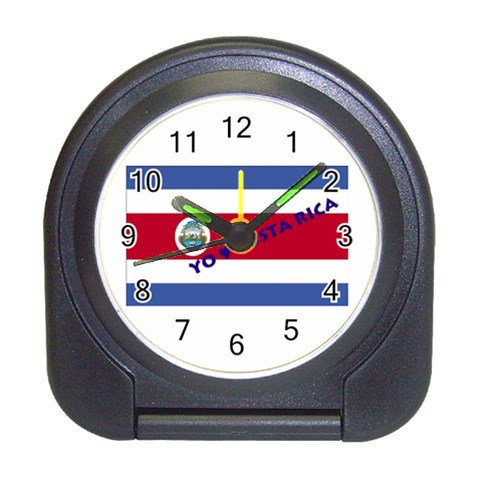 Costa Rica Travel Alarm Clock from ArtsNow.com Front