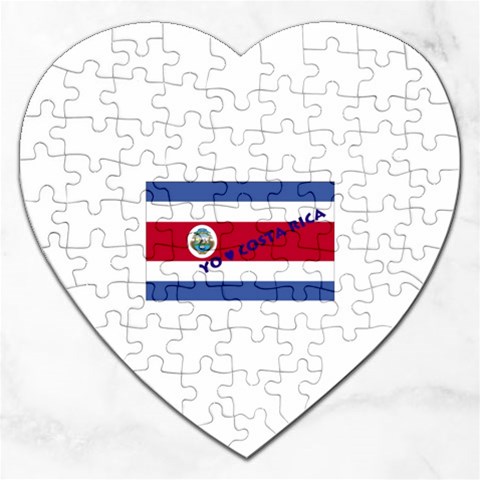 Costa Rica Jigsaw Puzzle (Heart) from ArtsNow.com Front