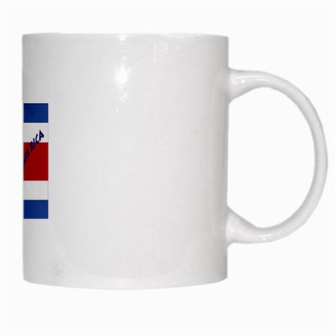 Costa Rica White Mug from ArtsNow.com Right