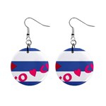 cuba 1  Button Earrings