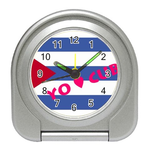 cuba Travel Alarm Clock from ArtsNow.com Front