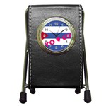 cuba Pen Holder Desk Clock