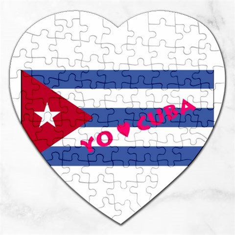cuba Jigsaw Puzzle (Heart) from ArtsNow.com Front