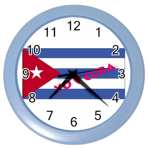 cuba Color Wall Clock from ArtsNow.com Front