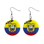 Ecuador 1  Button Earrings