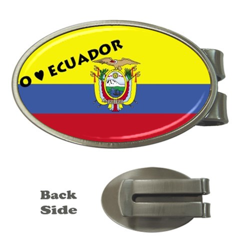 Ecuador Money Clip (Oval) from ArtsNow.com Front