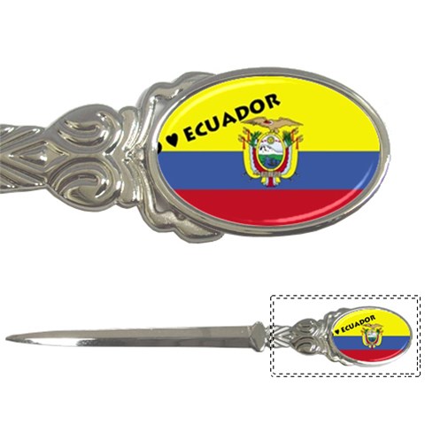 Ecuador Letter Opener from ArtsNow.com Front