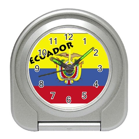 Ecuador Travel Alarm Clock from ArtsNow.com Front