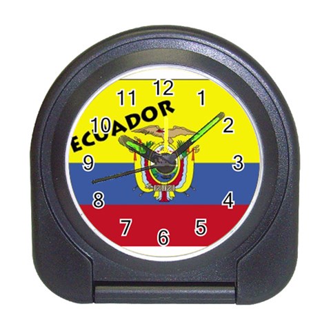 Ecuador Travel Alarm Clock from ArtsNow.com Front